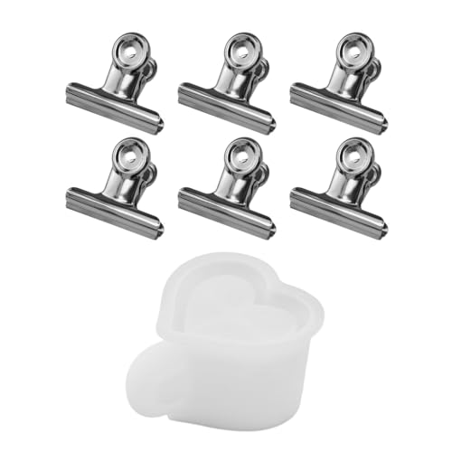 Multipurpose Silicone Mold Heart Teacup Shape Cement Moulds for Candle Cups