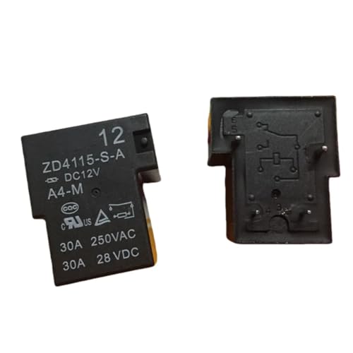 Relais ZD4115-SA 5V CC 30A à 4 broches T90 pour circuits imprimés
