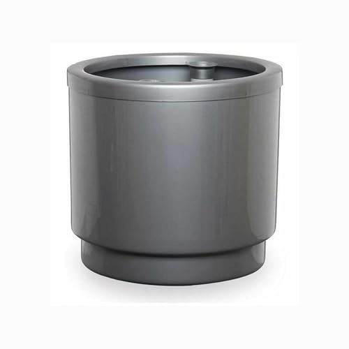 Ibergarden Maceta Autorriego Plateado Polipropileno 32 x 30,5 x 32 cm (4 Unidades)