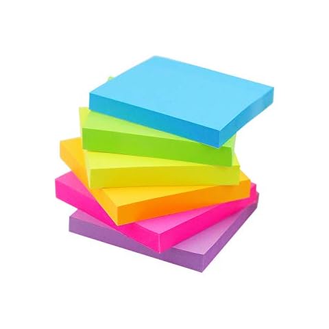 Early Buy Bright Colour Sticky Notes, 6 Pads Cover