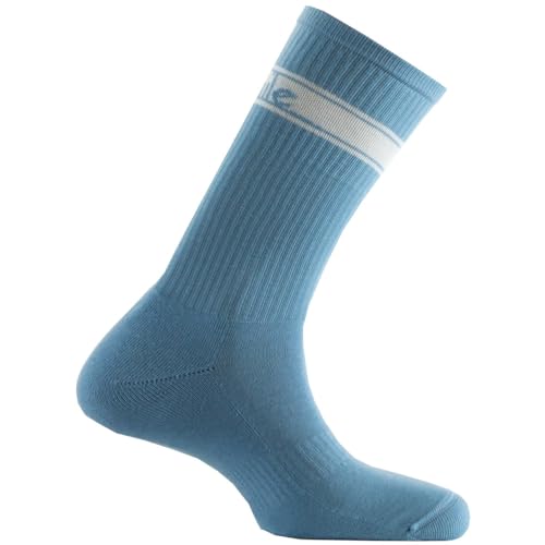 ACHILE - Mi-chaussettes de sport colorées Made in France - couleur - Bleu - Pointure - 39-46
