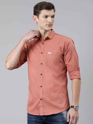 Image of Majestic Man Men Classic Slim Fit Pure Cotton Casual Shirt