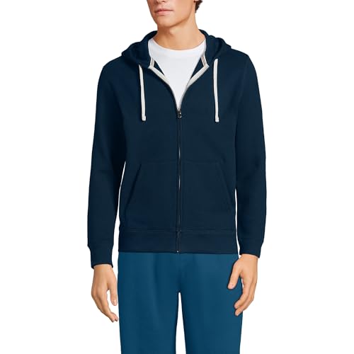 Lands' End Men's Serious Sweats Full Zip Hoodie