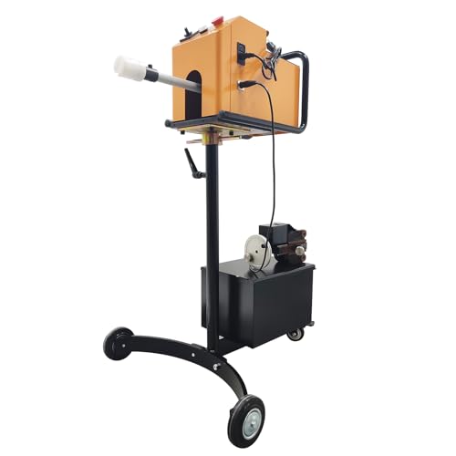 INTSUPERMAI On-Car Brake Disc Lathe Machine 110V 850W - Brake Rotor Resurfacer for Cars/Trucks/EVs, 450mm/17.72in Diameter Capacity, 0.003mm Precision, Non-Disassembly Repair Machine