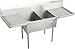 Elkay WNSF8230LR4 Commercial Sink, Lustrous Satin Finish