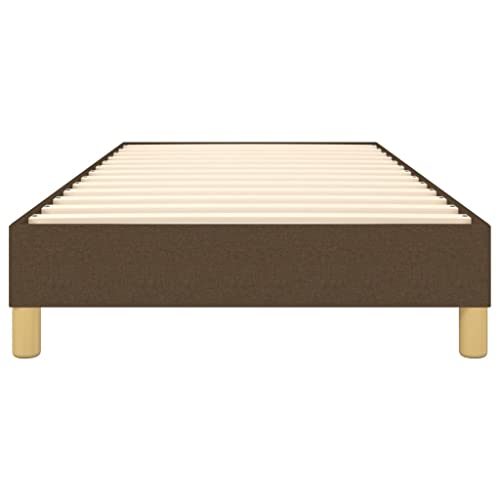 INLIFE Boxspringbett Dunkelbraun 90x190 cm Stoff,17.1kg,3120577 – Bild 6