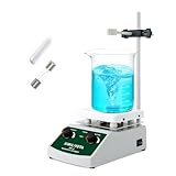 Magnetic Stirrer Hot Plate Max 520℉ 100-2000RPM Magnetic Mixer Hot Plate 2000mL Magnetic Stir Plate Includes Stir Bar and Support Stand Ideal for Laboratory Use