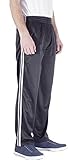 Vertiacl Sport Men's Loose-Fit Open Bottom Warm-Up Running Track Pants