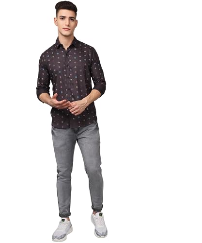 Image of Fabulous Multi Colored Printed Cotton Casual Shirt for Men by Trybuy Premium