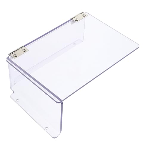 DOITOOL 5 Unidades Tampa impermeável para máquina de controle de acesso Capa de chuva para campainha