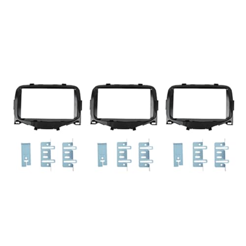 Evita holguras con el panel de fascia doble DIN de 178 x 102 mm para navegador estéreo C1