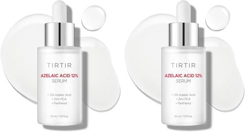Image of TIRTIR Azelaic Acid 12% Serum for Blemish-Prone Skin - Lightweight Hydrating Formula with Zinc PCA & Hyal-ZIP, Non-Comedogenic, Fragrance-Free, 30ml / 1.01 Fl Oz (Pack of 2)