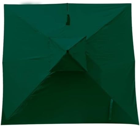 10x10ft Square Offset Umbrella Replacement Canopy - Durable Fabric for Double Top Cantilever Umbrella, Weather-Resistant Patio Shade Cover, Easy to Install
