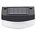 Haofy Walkway Lights Environmental Stair Lights 700mah Solar for Garden (Pure White)
