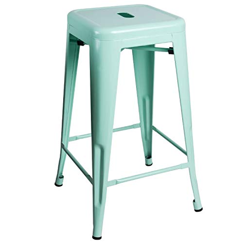 Regalos Miguel - Taburetes Bajos - Taburete Torix Bajo - Verde Menta - Envío Desde España