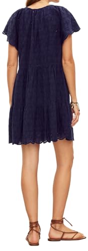 Image of Velvet Women's Wynette Embroidered Cotton Dress