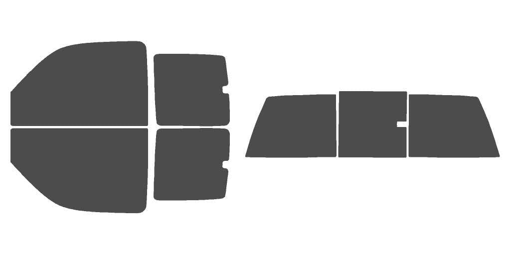 The Tint Effect Precut Window Tint Kit Compatible with Chevrolet Silverado 1500 Extended Cab Truck (1999-2006) &amp; (2007 Classic)(Full Truck with 3 piece Slider Rear: 30%) Automotive Film