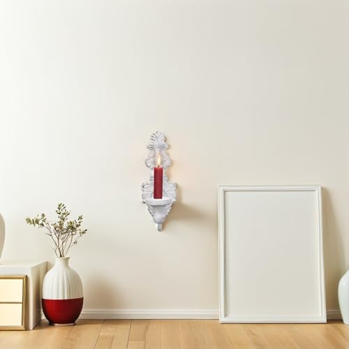 Candelabro de pared de hierro Cabilock con diseño vintage para decoraciones elegantes 8