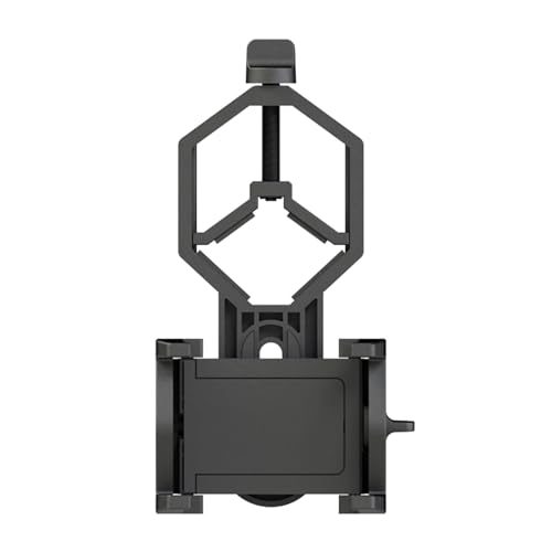 Smartphone Telescopes Adapter Camera Mount, Universally Phone Mount, Work with Telescopes Spotting Scope Microscope