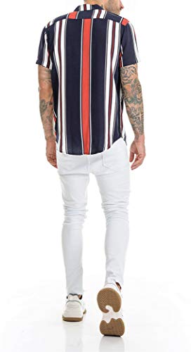 CALÇA JEANS PREMIUM DESTROYED SUPER SKINNY RASGADA BRANCA OFFERT (40)