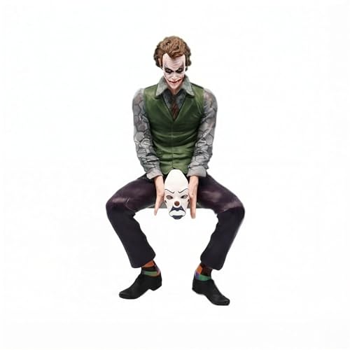 Image of ABUNDANCE Joker Dashboard Figurine for Car | 15 cm Premium Collectible with Mask | Cool Car Interior Decoration | Anti-Slip Base | Ideal Gift for Lovers & Superhero Fans