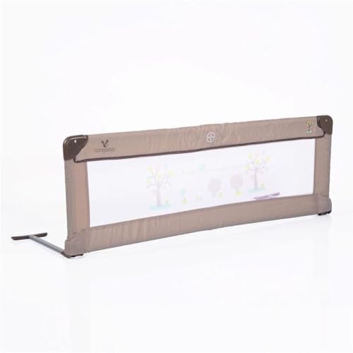 Protector de cama 130 x 43,5 cm anticaídas con estructura plegable color beige 3