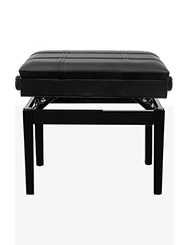 TEmkin Tabouret de Piano à Levage Solo en Bois Massif, Banc de Piano en Cuir PU, adapté aux Enfants et Adultes, 55 x 34 x 47-57 cm - Les Beatles, Paul McCartney, John Lennon, RIngo Starr, George Harrison TEmkin Tabouret de Piano à Levage Solo en Bois Massif, Banc de Piano en Cuir PU, adapté aux Enfants et Adultes, 55 x 34 x 47-57 cm – Image 8