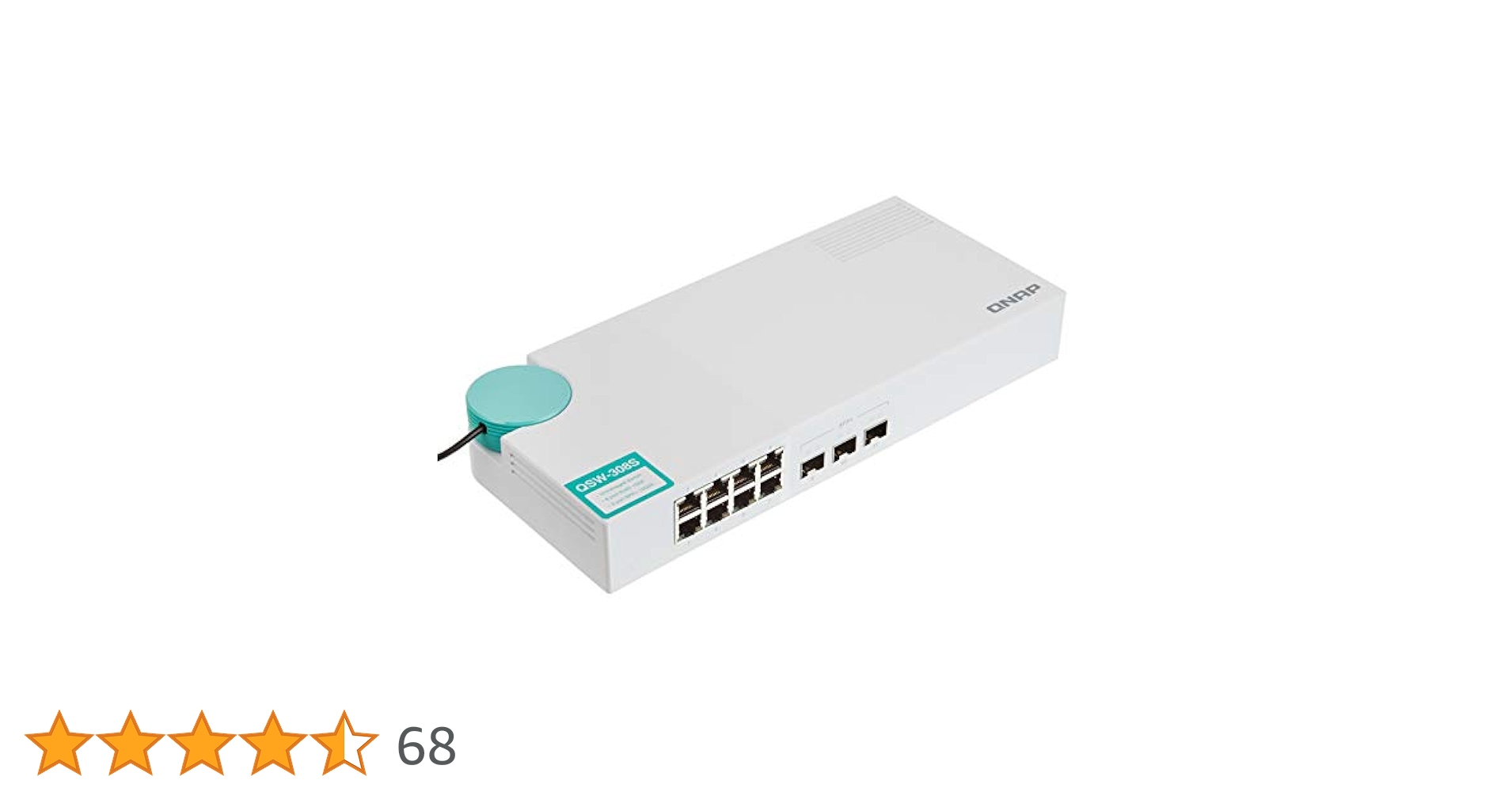 (未使用･未開封品)QNAP(キューナップ） 10GbEスイッチ 3ポート 10GbE SFP+ポート（1つの10GbE SPF+/RJ45コンボポート付き） 1G/100M RJ-45　8ポート QSW-308-1C Amazon | QNAP(キューナップ) () 10GbEスイッチ 3ポート 10GbE