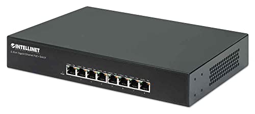 Switch POE+ 8 ports Intellinet pour réseau filaire de bureau performant