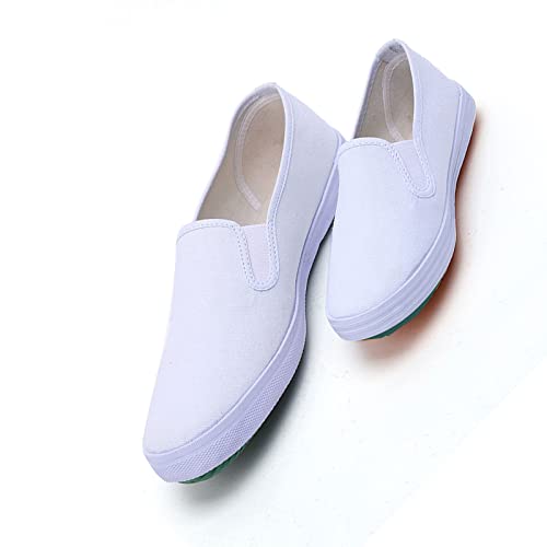 Chaussures arts martiaux kung fu tai chi unisexe sans lacet en toile