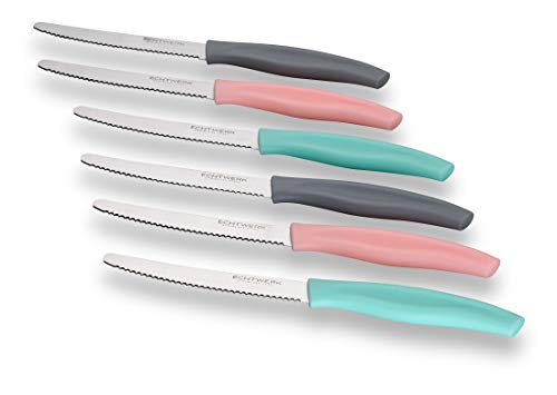 Frühstücksmesser Set von Echtwerk, 6 Stück, handlich und vielseitig