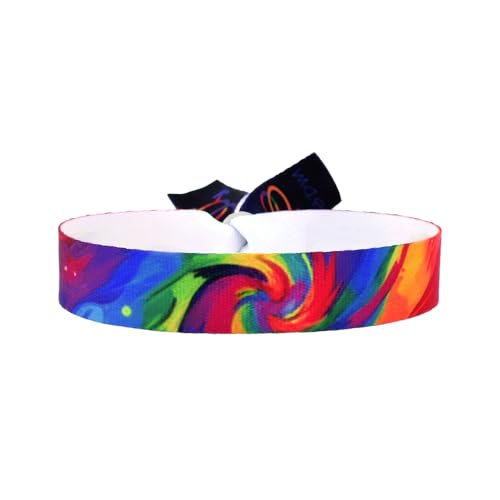 BDM - Pulsera de tela LGTBIQ+, Lesbianas, Gays, Transexuales, Bisexuales, Intersexuales y Queer. - Modelo 2