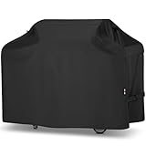 Unicook 82 Inch Grill Cover for Outdoor Grill, Oversized BBQ Cover with Side Handles and Air Vents, Heavy Duty Waterproof Fade Resistant, Compatible with Weber Charbroil Nexgrill Kenmore BBQs