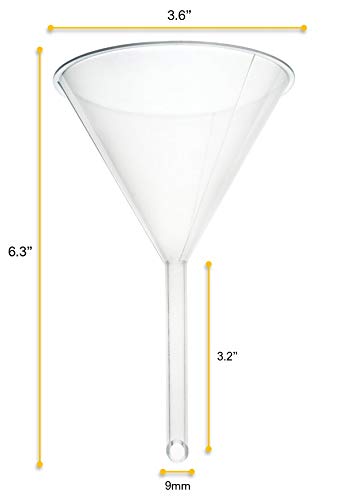 image for EISCO 10PK Filter Funnels, 3.6