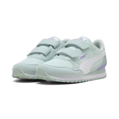 image for PUMA Unisex-Child ST Runner Hook and Loop, Peaceful Blue-PUMA White-Mo
