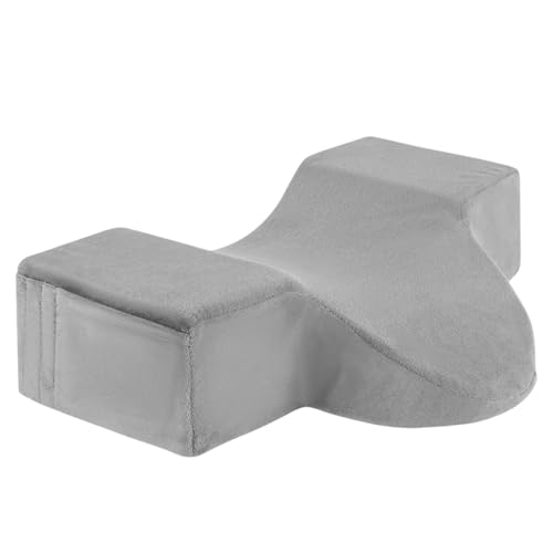 Almohada para extensiones de pestañas con bolsillos de soporte cervical ergonómico 2