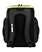 ARENA Spiky III Backpack 45 Swimming Athlete Sports Gym Rucksack Large Training Gear Equipment Swim Bag for Men and Women, 45 Liters, Dark Smoke/Neon Yellow
