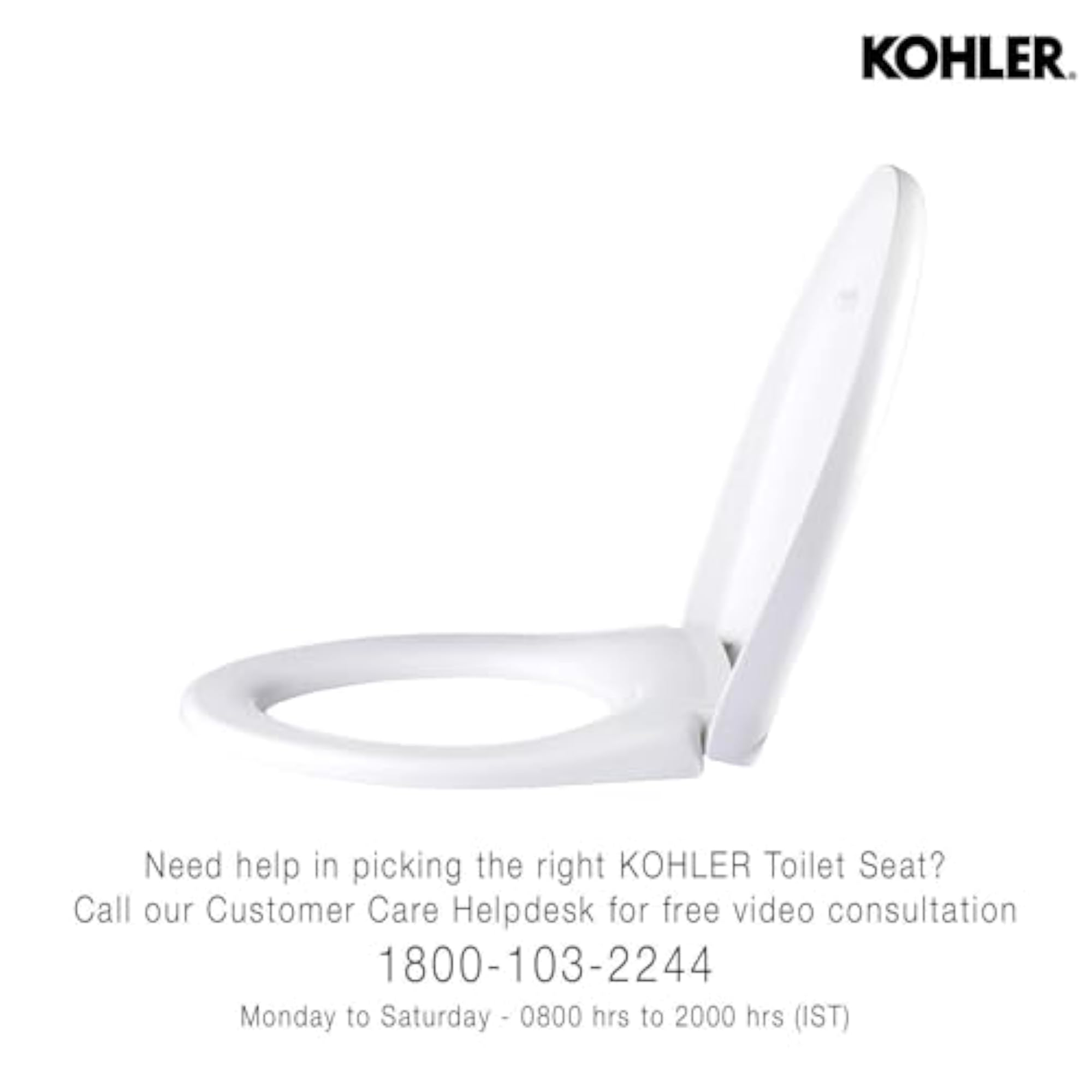 Brive Toilet Seat Slow Close Oval Shaped for Bathroom