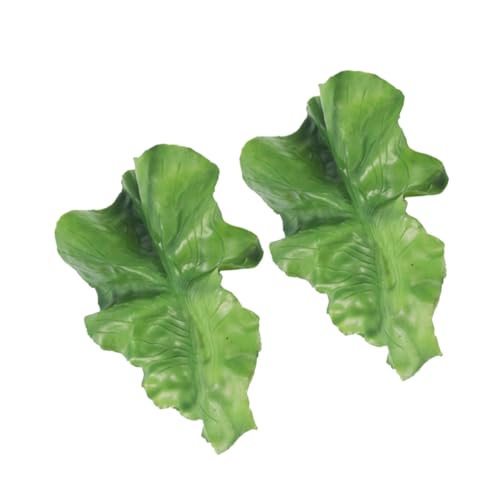 Pince à cheveux feuille de laitue accessoire cheveux original vert en résine pour femme