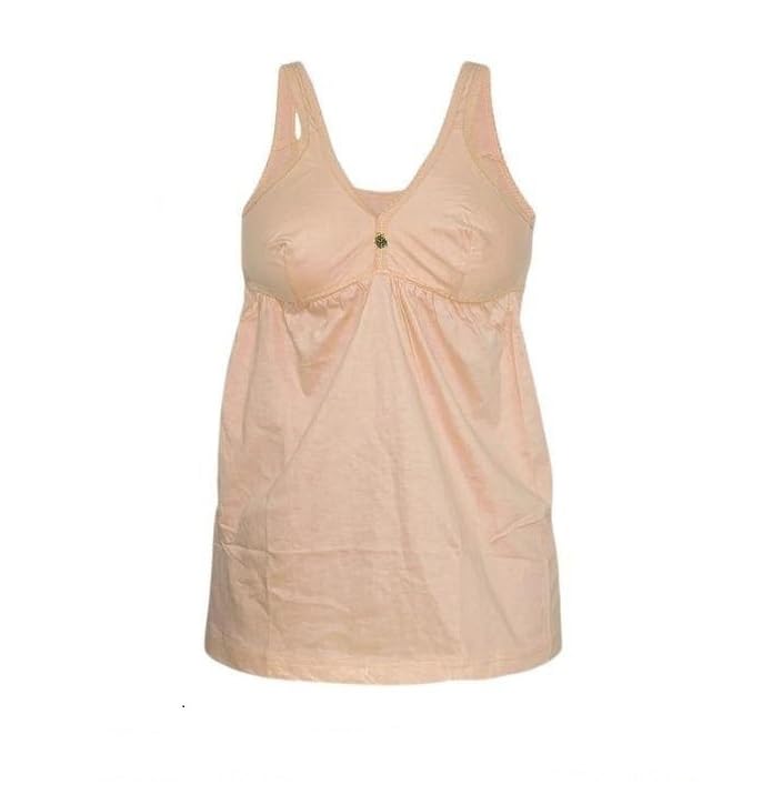 Women Super Combed Cotton Regular Fit Long Camisole, Under-Shirt, Stretchable Pack of 1 Multicolor-image-41
