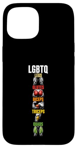 LGBTQ Legs Glutes Biceps Triceps Quads Gym �X�}�z�P�[�X iPhone 15 �p