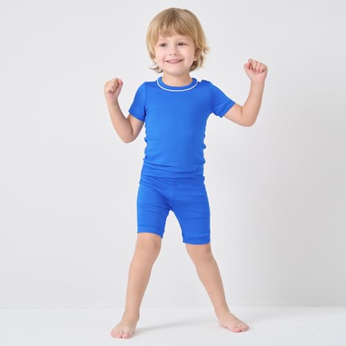 Image of pureborn Baby Pajamas Set Toddler Snug Fit Cotton Sleepwear 2pcs 12M-7Y