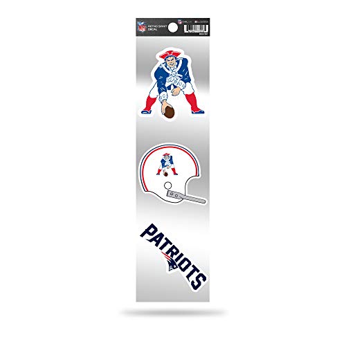 Rico Industries RSS1501: Patriots 3-Piece Retro Spirit Decals