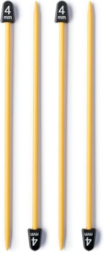 Pym - Prym (17cm, 4,00 mm) Aigne de Tricot pour Les Enfants - 1 unité, Yellow (Lot de 2)