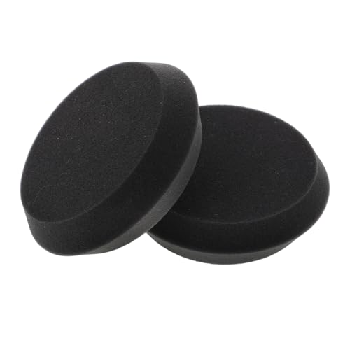 2 StüCk Bowlingkugel Polier-SchwäMme Wiederverwendbare Polierpads Zum Reinigen Und Reparieren Von BowlingbäLlen Schwarz 11X11X2 5Cm