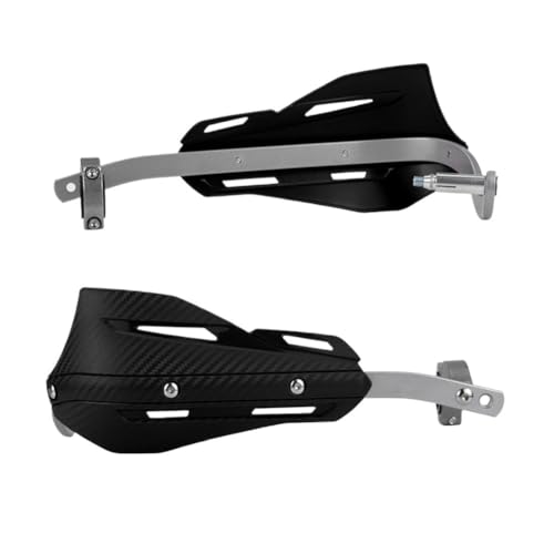 Protège-mains de moto 7/8 guidon cross enduro protection paire noire