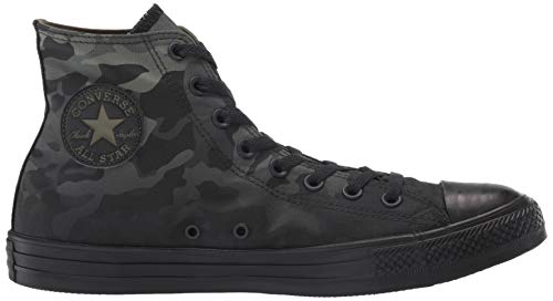 Image of Converse Men's Unisex Chuck Taylor All Star Camo High Top Sneaker, Field Surplus Black, 11 M US