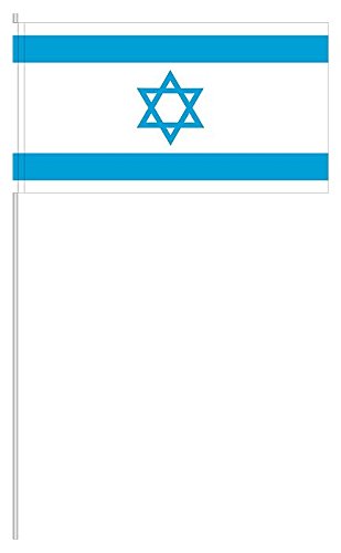 Preisvergleich Produktbild partydiscount24 10 x Papierfähnchen Israel