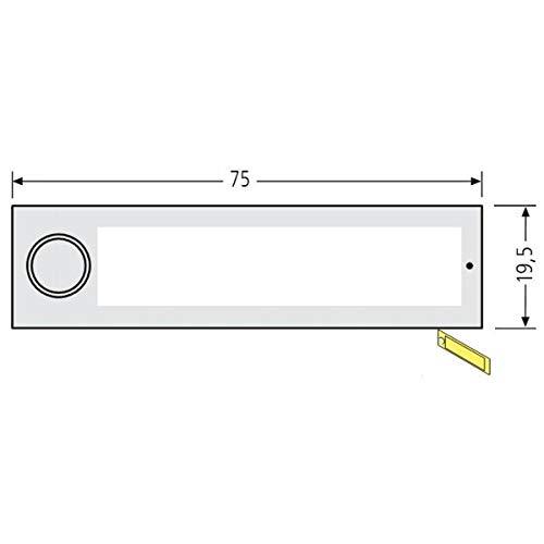 Preisvergleich Produktbild Renz RSA2 Kompakt Namensschildabdeckung 97-9-85339 (Schwarz, Auto)