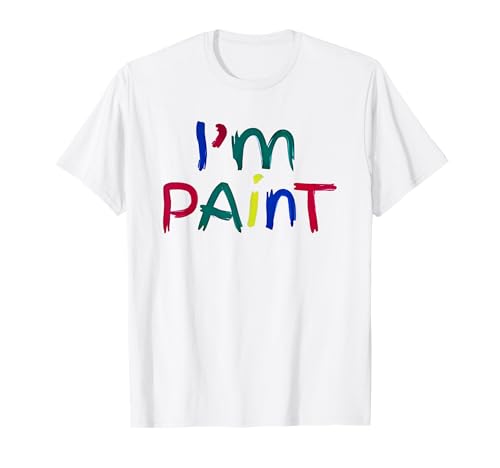I Heart Love To Finger Paint I'm Paint Cute Couple Valentine T-Shirt